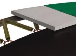 BERG Trampoline Inground Champion 380 Green +SafetyNet Deluxe -Aanbiedingen Buiten Plezier Winkel detail trampoline berg champion veren en randkussen 1 2