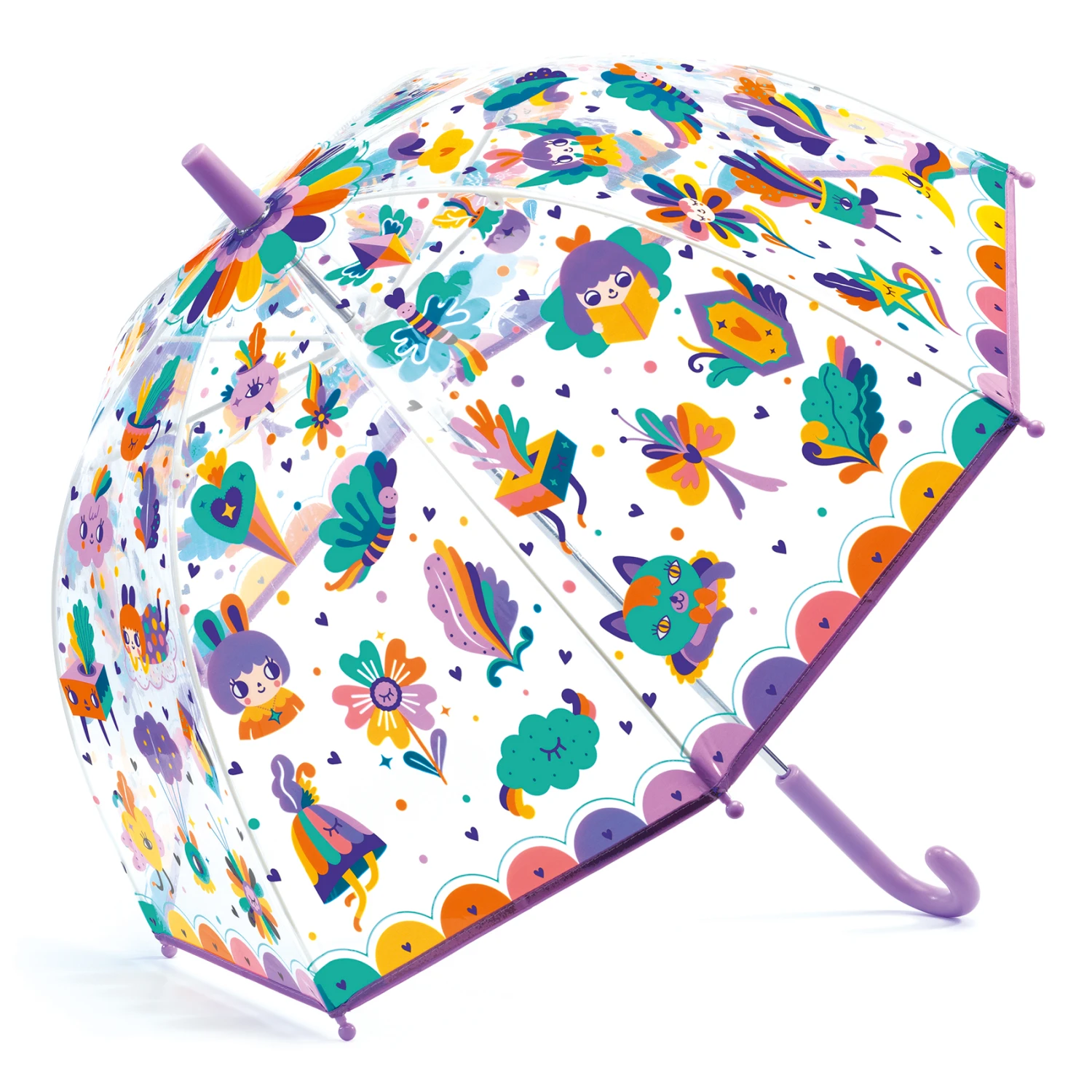 Djeco Kinderparaplu Regenboog 3 Djeco Kinderparaplu Regenboog