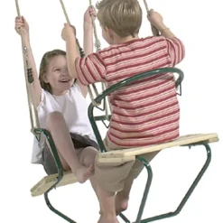 Schommelschuitje Duoschommel Club (PP-touwenset) Groen -Aanbiedingen Buiten Plezier Winkel duoschommel club groen 1