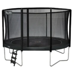 ETAN Premium Gold 430 Cm. Grijs + Safety Net + Ladder -Aanbiedingen Buiten Plezier Winkel epg14c.g etan premium gold 14 combi 427 cm grijs 1