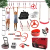 Fofana Ninja Warrior Kabelbaan Obstacle Parcours 45 Dlg -Aanbiedingen Buiten Plezier Winkel fofana ninja slider pulley kit 20m kabelbaan 45 dlg ninja set