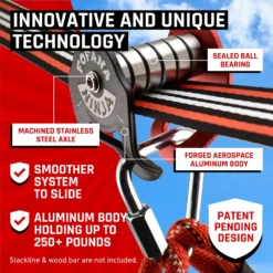 Fofana Ninja Warrior Kabelbaan Obstacle Parcours 45 Dlg -Aanbiedingen Buiten Plezier Winkel fofana ninja slider pulley kit 20m kabelbaan katrol met schommelzit 6