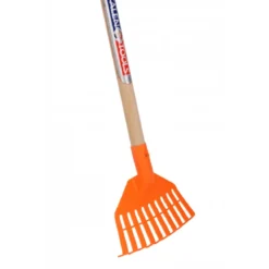 Talentools KP6 Mini Gazonhark Kunststof Oranje Kinderhark