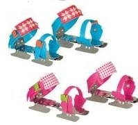 Glij Ijzers Nijdam Schaatsen Mt. 24-34 Roze Glijijzer