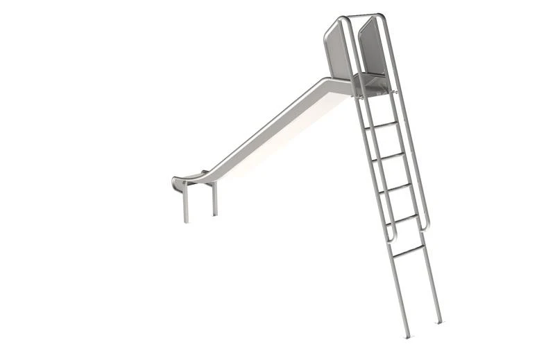 Glijbaan RVS 150 Cm. Openbaar 6 Glijbaan RVS 150 Cm. Openbaar - Afbeelding 4