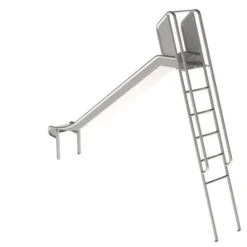Glijbaan RVS 200 Cm. Openbaar -Aanbiedingen Buiten Plezier Winkel glijbaan rvs 3 1