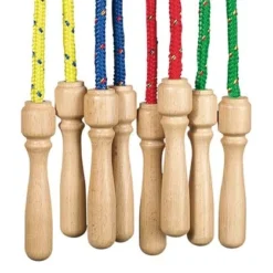 Goki Springtouw Houten Handgrepen