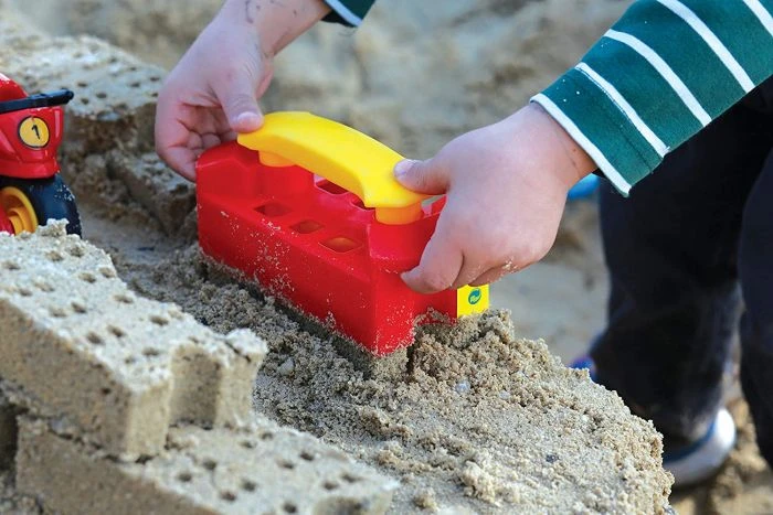 Gowi Kunststof Baksteenpers Zandbak-speelgoed 4 Gowi Kunststof Baksteenpers Zandbak-speelgoed - Afbeelding 2