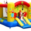 Springkussen Clown Slide & Hoop Bouncer -Aanbiedingen Buiten Plezier Winkel happy hop 9201 springkussen clown slide hoop