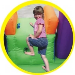 Springkussen Combo Bouncer With Slide -Aanbiedingen Buiten Plezier Winkel happy hop 9236 springkussen combo bouncer with slide 2