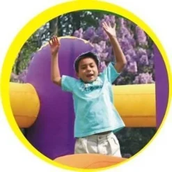 Springkussen Combo Bouncer With Slide -Aanbiedingen Buiten Plezier Winkel happy hop 9236 springkussen combo bouncer with slide 3