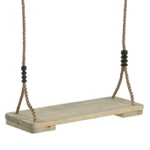 Houten Schommelzitje PP-touw Schommelzit Geïmpregneerd 4 Houten Schommelzitje PP-touw Schommelzit Geïmpregneerd - Afbeelding 2