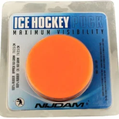 IJshockeypuck -Aanbiedingen Buiten Plezier Winkel ijshockey puck oranje nijdam 0167 1 1