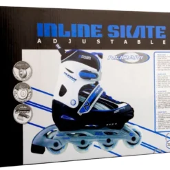 Verstelbare Inline Skate Nijdam Blauw -Aanbiedingen Buiten Plezier Winkel inline skates nijdam 52qd 1 1