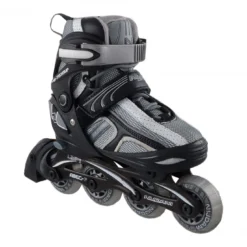 Verstelbare Inline Skate Skeeler Nijdam Zwart -Aanbiedingen Buiten Plezier Winkel inline skates nijdam 52rv 1 1