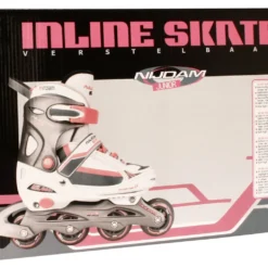 Verstelbare Inline Skate Skeeler Nijdam Rose -Aanbiedingen Buiten Plezier Winkel inline skates nijdam 52so 2