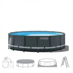 Intex 26326 Zwembad Ultra-XTR Frame-Pool Diameter 488x122cm. (+ Zandfilterpomp+ Acc)