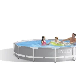 Intex 26702 Prism Frame Pool Premium 305 X 76 Cm. Zwembad -Aanbiedingen Buiten Plezier Winkel intex 26700np prism frame pool 305x76cm. 1