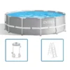 Intex 26716 Prism Frame Pool Premium 366×99 Cm. Incl Pomp + Trap -Aanbiedingen Buiten Plezier Winkel intex 26716gn prism frame pool 366x99cm. set