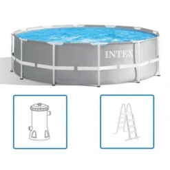 Intex 26716 Prism Frame Pool Premium 366×99 Cm. Incl Pomp + Trap