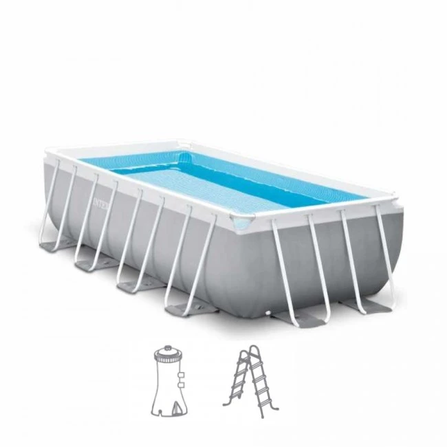 Intex 26788 Prism Frame Pool Premium 400x200x100 Cm. Zwembad 4 Intex 26788 Prism Frame Pool Premium 400x200x100 Cm. Zwembad - Afbeelding 2