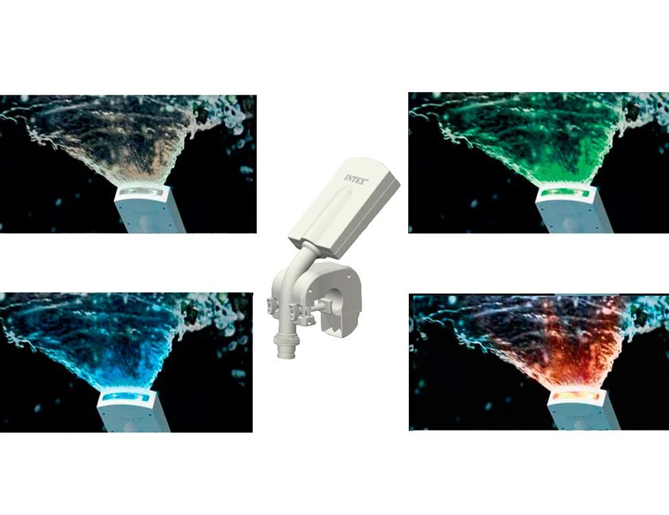 Intex LED Lamp Sproeier Multicolor 6 Intex LED Lamp Sproeier Multicolor - Afbeelding 4