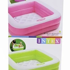 Babyzwembad Play Box Pool – Intex – 85 X 85 Cm. -Aanbiedingen Buiten Plezier Winkel intex 57100np opblaasbare speelbox zwembad 3