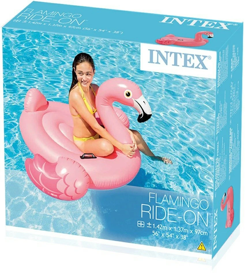 Opblaasbare Flamingo Intex Flamingo Ride-On 6 Opblaasbare Flamingo Intex Flamingo Ride-On - Afbeelding 4