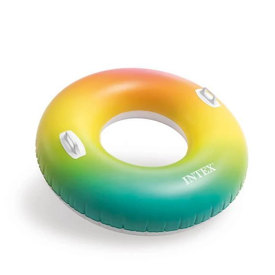 Intex 58202 Rainbow Ombre Tube Zwemband Zwemring 4 Intex 58202 Rainbow Ombre Tube Zwemband Zwemring - Afbeelding 2