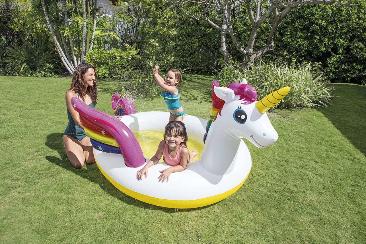 Kinderzwembad Intex Mystic Unicorn Spray Pool 272 193 X 104 Cm. 5 Kinderzwembad Intex Mystic Unicorn Spray Pool 272 193 X 104 Cm. - Afbeelding 3