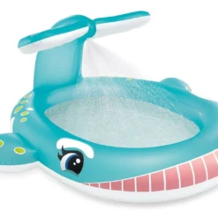 Kinderzwembad Intex Whale Spray Pool 201 X 196 X 91 Cm.