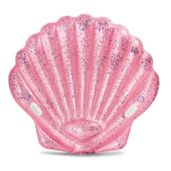 Pink Seashell Island – Intex Luchtbed 178 X 165 X 24 Cm. -Aanbiedingen Buiten Plezier Winkel intex pink seashell island 57257 1