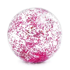 Strandbal Glitter Intex Transparent Glitter Beach Ball -Aanbiedingen Buiten Plezier Winkel intex strandbal glitter 58070