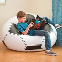 Intex 68557 Voetbal Zitstoel Opblaasbaar Beanless Bag. -Aanbiedingen Buiten Plezier Winkel intex 68557 beanless bag voetbal opbaasbare zitstoel relax stoel. 2