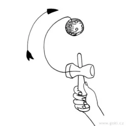 Kendama Behendigheidsspel -Aanbiedingen Buiten Plezier Winkel kendama behendigheidsspel goki 62931 5