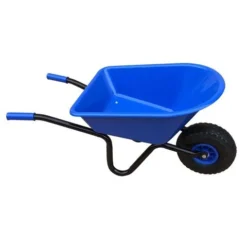 Kinderkruiwagen Blauw Met Luchtband Kruiwagen. -Aanbiedingen Buiten Plezier Winkel kinderkruiwagen blauw met luchtband speelactief.nl 1