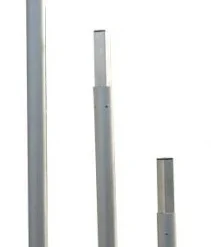 Aluminium Verlengstuk Korfbalpaal 1,0 M.