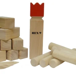 Kubb Original Red-King Rubberwood -Aanbiedingen Buiten Plezier Winkel kubb original red king rubberhout bex 1 scaled 1