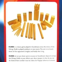 Kubb Dennenhout Viking-spel 10 Kubb Dennenhout Viking-spel -Aanbiedingen Buiten Plezier Winkel kubbspel hotsports 700802 1