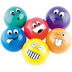 Set Van 6 Emotieballen 10 Cm. 5 Set Van 6 Emotieballen 10 Cm. -Aanbiedingen Buiten Plezier Winkel megaform m440125 emotieballen klein 1