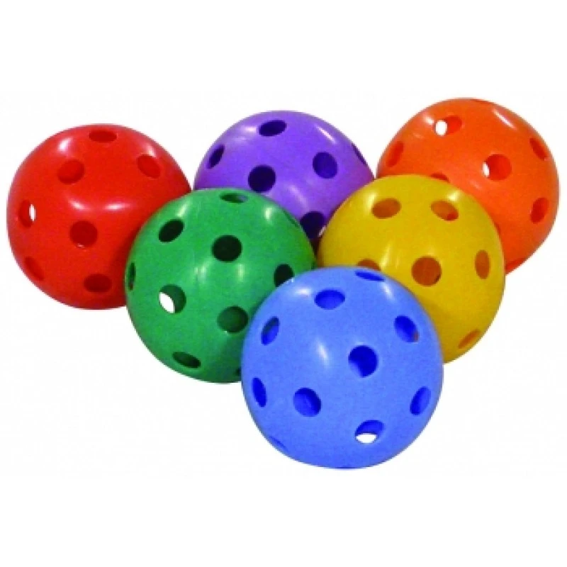 Uni Hockeyballen Kunststof Gatenballen 6-pack 4 Uni Hockeyballen Kunststof Gatenballen 6-pack - Afbeelding 2