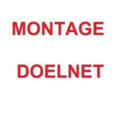 Montage 2 X Doelnetten Voor Calzio Aluminium Voetbaldoelen