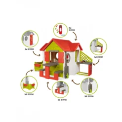 Smoby My Neo Playhouse Speelhuis -Aanbiedingen Buiten Plezier Winkel my neo house playhouse uitbreidingen