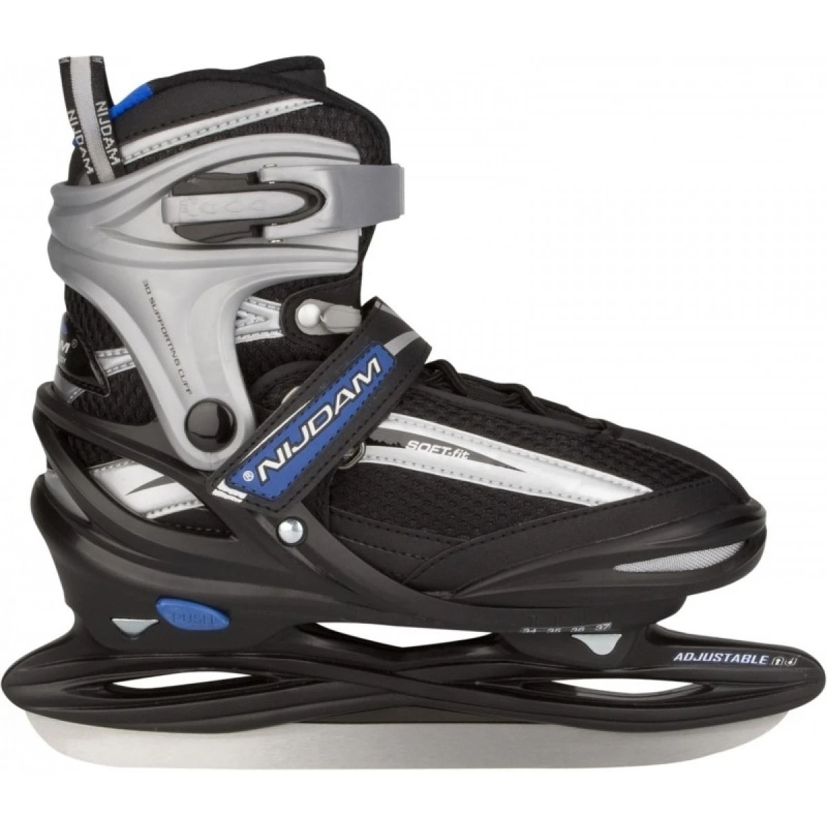 Verstelbare Junior Ijshockey Schaatsen Nijdam 3172 Maat 38-41 3 Verstelbare Junior Ijshockey Schaatsen Nijdam 3172 Maat 38-41