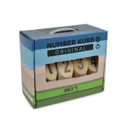 Kubb Numbers Bex Number Kubb Original Rubberwood -Aanbiedingen Buiten Plezier Winkel numberkubb bex kubb houten werpspel vikingspel rubberwood 2