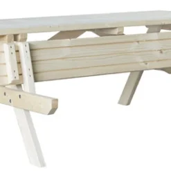 Picknicktafel Leer Houten Pn Tafel 180×160 Cm.