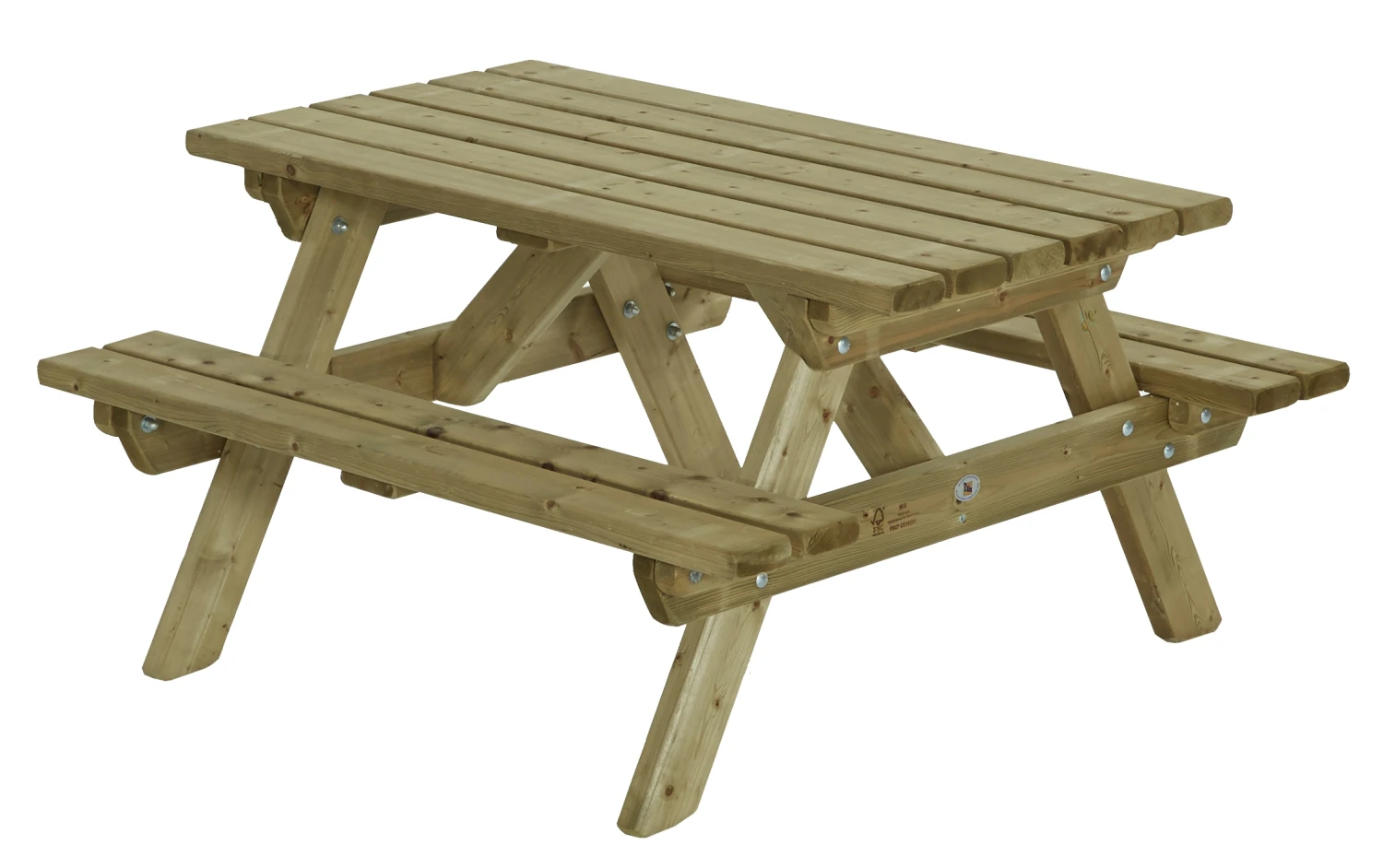 Kinder Picknicktafel Medium 120×115 Cm 3 Kinder Picknicktafel Medium 120×115 Cm