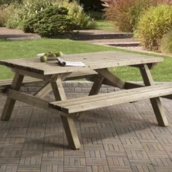 Picknicktafel 0406 Talen 180×160 Cm. Pn Tafel -Aanbiedingen Buiten Plezier Winkel picknicktafel talen 0406