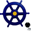 Stuurwiel Piraat Piratenstuur Kunststof Blauw -Aanbiedingen Buiten Plezier Winkel piratenstuur blauw