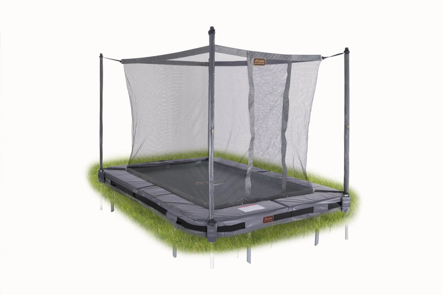 Avyna Pro-Line Trampoline Inground 213i 275×190cm Groen + Royal Class Net 4 Avyna Pro-Line Trampoline Inground 213i 275×190cm Groen + Royal Class Net - Afbeelding 2